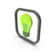Green Lamp Symbol PNG & PSD Images