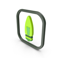 Green Lamp Symbol PNG & PSD Images