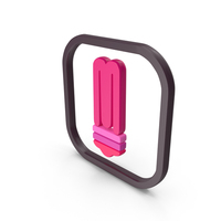 Lamp Icon Pink PNG & PSD Images