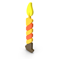 Candle Symbol Yellow PNG & PSD Images