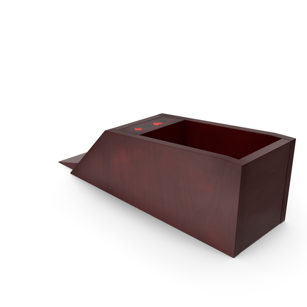 8 Deck Wooden Blackjack Dealer Shoe PNG & PSD Images