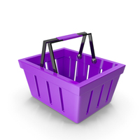 Purple Cartoon Basket PNG & PSD Images