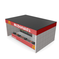 Fast Food McDonald's Counter PNG & PSD Images
