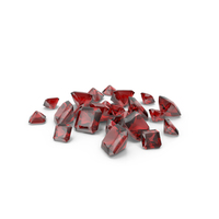 Radiant Cut Rubies PNG & PSD Images
