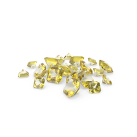 Radiant Cut Yellow Sapphires PNG & PSD Images