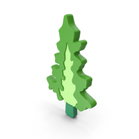 Green Pine Tree Symbol PNG & PSD Images