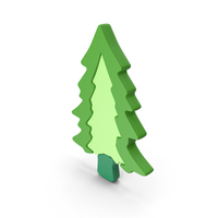 Green Pine Tree Symbol PNG & PSD Images