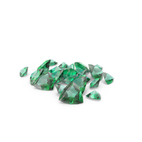 Shield Cut Emeralds PNG & PSD Images