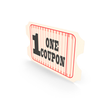 Cartoon Discount Coupon PNG & PSD Images