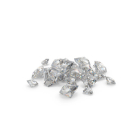 Shield Step Cut Diamonds PNG & PSD Images