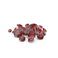 Single Cut Rubies PNG & PSD Images