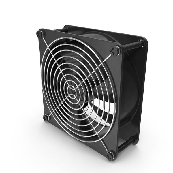 Black Cooling Fan PNG & PSD Images