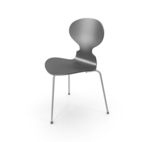 Arne Jacobsen 3腿蚂蚁椅PNG和PSD图像