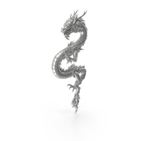 Chinese Dragon Silver PNG & PSD Images