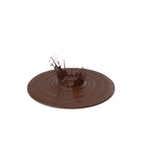 Chocolate Crown Splash PNG & PSD Images