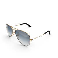 Classic Sunglasses Gradient Light Blue PNG & PSD Images