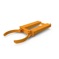 Single Drum Grab Lifter Forklift Attachment PNG & PSD Images