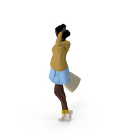 Street Style Black Teenage Girl PNG & PSD Images
