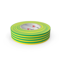 Temflex 3M Vinyl Electrical Tape Green PNG & PSD Images