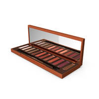 Urban Decay Naked Heat Eyeshadow Palette with Brush Fur PNG & PSD Images