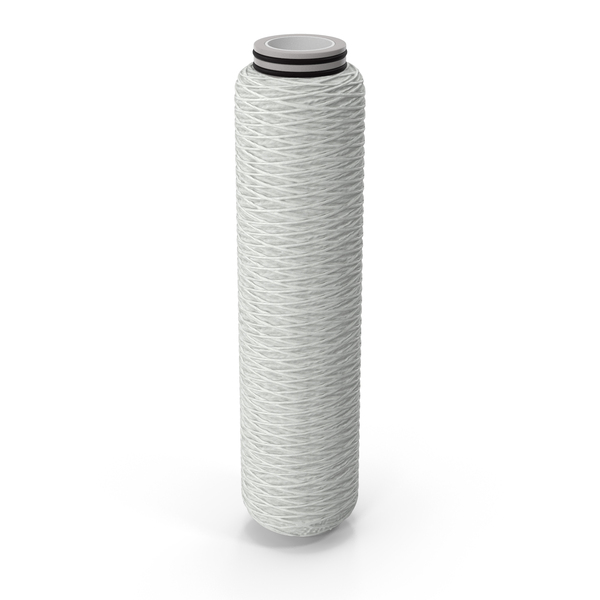 Wound Polypropylene Wire Microfilter Cartridge PNG & PSD Images