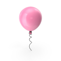 粉红色的气球PNG和PSD图像