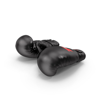 Boxing Gloves Twins Black PNG & PSD Images