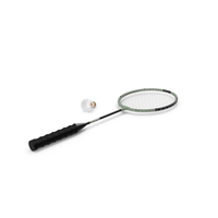 Badminton Racket and Shuttlecock PNG & PSD Images