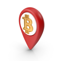Red Bitcoin Sign PNG & PSD Images