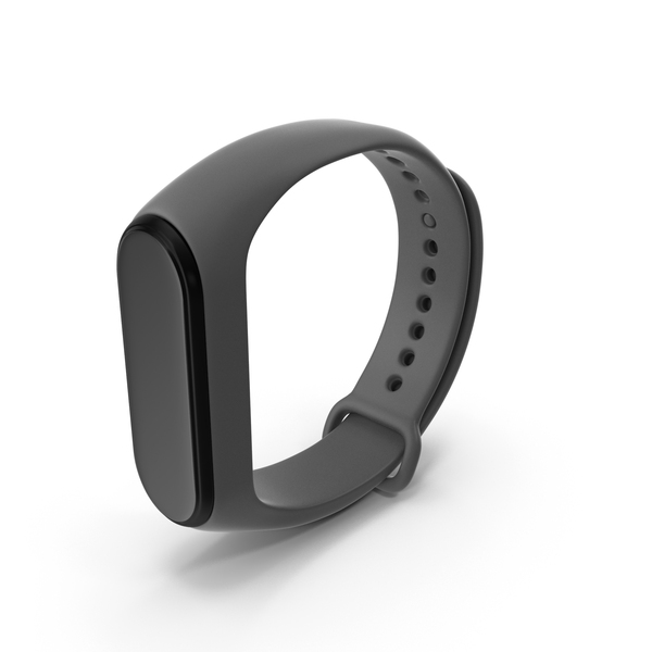 Black Fitness Bracelet PNG & PSD Images