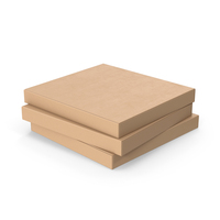 Stack Of Brown Pizza Boxes PNG & PSD Images