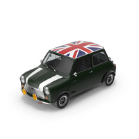 Classic Car With Union Jack Roof PNG & PSD Images