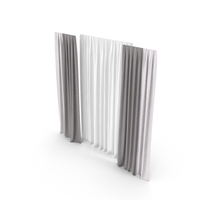 Curtains With Tulle PNG & PSD Images