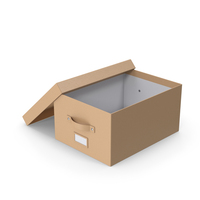 Open Brown Storage Box PNG & PSD Images