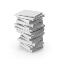 Monochrome Books Stack PNG & PSD Images