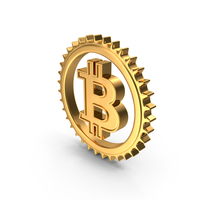BITCOIN GOLD WHEEL PNG & PSD Images