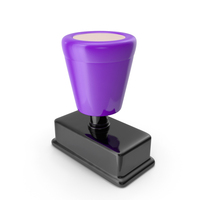 Purple Ink Stamper PNG & PSD Images