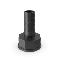 Black Gas Pipe Adapter PNG & PSD Images
