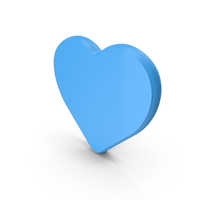 Blue Heart Symbol PNG & PSD Images