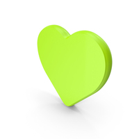 Green Heart Symbol PNG & PSD Images