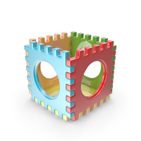Assembled Toy Cube PNG & PSD Images
