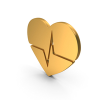 Heart Gold PNG & PSD Images