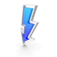 Blue Electric Symbol PNG & PSD Images