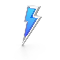 Blue Electric Symbol PNG & PSD Images