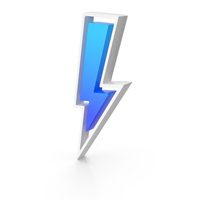Blue Electric Symbol PNG & PSD Images