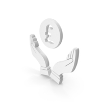 Hands Save Money Pound White PNG & PSD Images