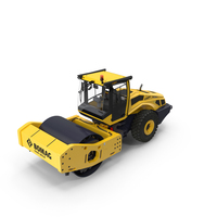 BOMAG BW226 DH5 Single Drum Compactor Clean PNG & PSD Images
