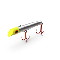 Fishing Gotcha Lure Silver PNG & PSD Images
