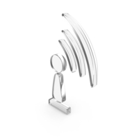 Glass Mobile Antenna Signal Symbol PNG & PSD Images