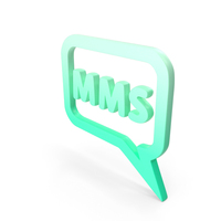 Green MMS Symbol PNG & PSD Images